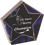 Premier - 1" thick Velvet Star Self-Standing Acrylics | 2 SIZES