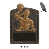 Legends of Fame Series Antique Gold Resin Plate Plaques  | 2 SIZES | 45 STYLES
