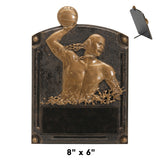 Legends of Fame Series Antique Gold Resin Plate Plaques  | 2 SIZES | 45 STYLES
