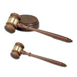 LA Trophies -  Genuine Walnut Gavels / Sounding Block | 8" and 10"