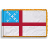 NYLON - Indoor/Parade Episcopal Flag with Gold Fringe