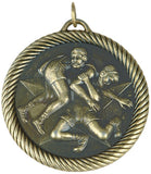 2" VM Series Wrestling Award Medals on 7/8" Neck Ribbons