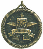 2" VM Series A Honor Roll Award Medals on 7/8" Neck Ribbons