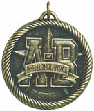 2" VM Series A-B Honor Roll Award Medals on 7/8" Neck Ribbons