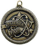 2" VM Series Science Fair Award Medals on 7/8" Neck Ribbons