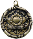 2" VM Series Had fun and Won Participation Award Medals on 7/8" Neck Ribbons