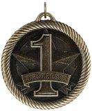 2" VM Series 1st Place Medals on 7/8" Neck Ribbons