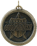 2" VM Series Good Citizen Award Medals on 7/8" Neck Ribbons