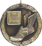2" XR Series track Award Medals on 7/8" Neck Ribbons
