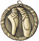 2" XR Series ballet dance Award Medals on 7/8" Neck Ribbons