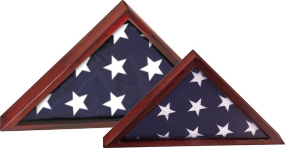 Rosewood High Gloss Piano Finish Flag Cases | For 3' x 5' and 5' x 9-1/2' Flags