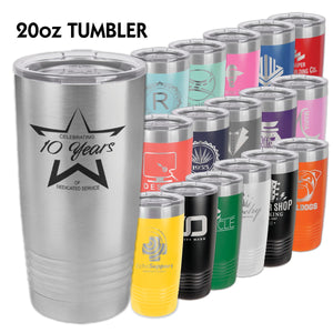 20oz Polar Insulated Stainless Tumblers in 18 Colors