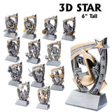 3D Star Series Sport Activity Resin Awards | 13 STYLES