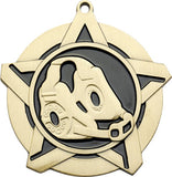 2-1/4" Super Star Series Wrestling Award Medals on 7/8" Neck Ribbons