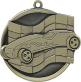 2-1/4" Mega Series Pinewood Derby Award Medals on 7/8" Neck Ribbons