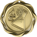 3" Fusion Science Award Medals on 1-1/2" Wide Neck Ribbons