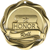 3" Fusion Honor Roll Award Medals on 1-1/2" Wide Neck Ribbons