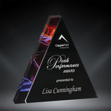 GreyStone Black Prism Acrylic with Bright Colored Accent Edge | 3 SIZES
