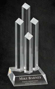 GreyStone Diamond Tower Crystal Award | 2 SIZES