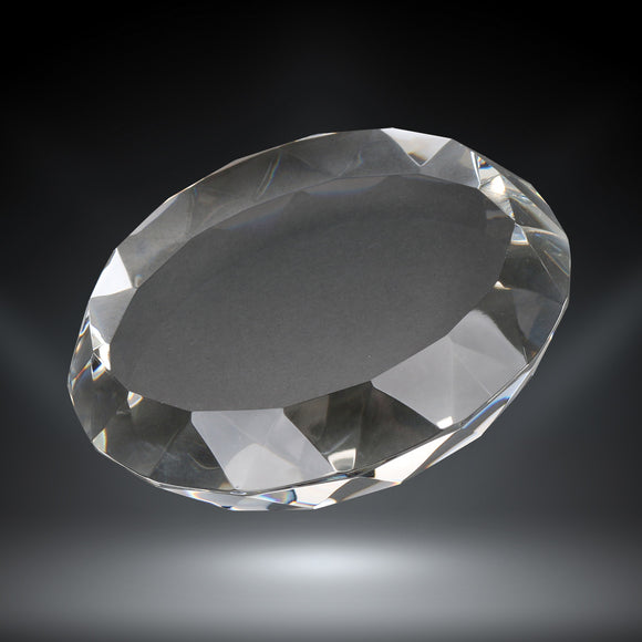 GreyStone Crystal Round Paperweight