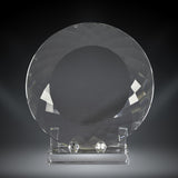 GreyStone Crystal Facet Plate Award | 3 SIZES