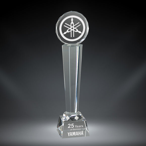 GreyStone Crystal Windsong Tower Award | 3 SIZES