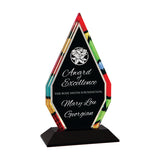 Premier - Stained Glass Inspired Diamond Acrylic Award | 2 SIZES