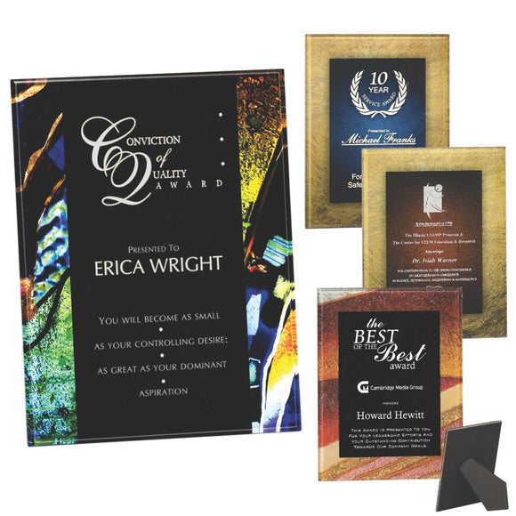 Premier - Artistically Inspired Acrylic Plaques | 4 COLORS | 3 SIZES