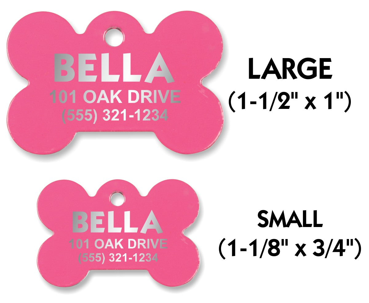 Pet Identification Tags for All Size Dogs and Cats 5 STYLES 5 COLO Louisiana Trophies