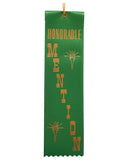 Honorable Mention - 2" x 8" Event Award Ribbons with Card on Back