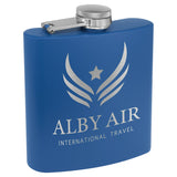 Powder Coated Stainless Steel 6 oz. Flask | 13 COLORS