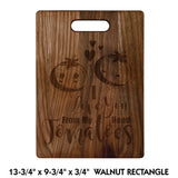 Customizable American Walnut Cutting Board | 4 SIZES