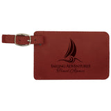 Customizable Leatherette Luggage Tags | 11 COLORS