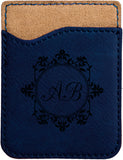 Customizable Leatherette Cell Phone Wallet Card Case | 11 COLORS