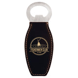 Leatherette Bottle-Shaped Bottle Openers | 11 Colors Available