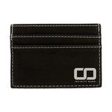 Customizable Leatherette Clip On 2 Slot Wallet | 7 COLORS