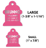 Pink Fire Hydrant Shape Pet Identification Tags for All Size Dogs and Cats | FREE SHIPPING!