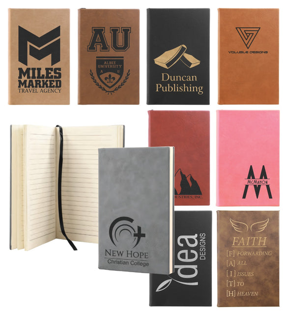 Customizable Leatherette Personal Journal | 9 COLORS