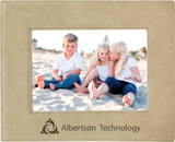 Customizable Leatherette Photo Picture Frames | 3 SIZES | 11 COLORS
