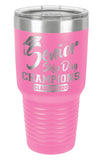 Pink - Senior Skip Day Champions Class of 2020 - 30 oz. Class of 2020 Personalized Senior Tumblers - Quarantined Seniors, Graduation Gifts, Rona Gifts for Grads, Insulated Tumblers, Senior Skip Day Champions