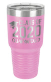 Light Purple - Class of 2020 Quarantined - 30 oz. Class of 2020 Personalized Senior Tumblers - Quarantined Seniors, Graduation Gifts, Rona Gifts for Grads, Insulated Tumblers, Senior Skip Day Champions