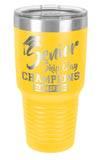 Yellow - Senior Skip Day Champions Class of 2020 - 30 oz. Class of 2020 Personalized Senior Tumblers - Quarantined Seniors, Graduation Gifts, Rona Gifts for Grads, Insulated Tumblers, Senior Skip Day Champions