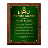 LA Trophies - Large Size Plaques with Solid Color Plate and GOLD Engraving - 9x12, 10.5x13 | 5 PLATE COLORS