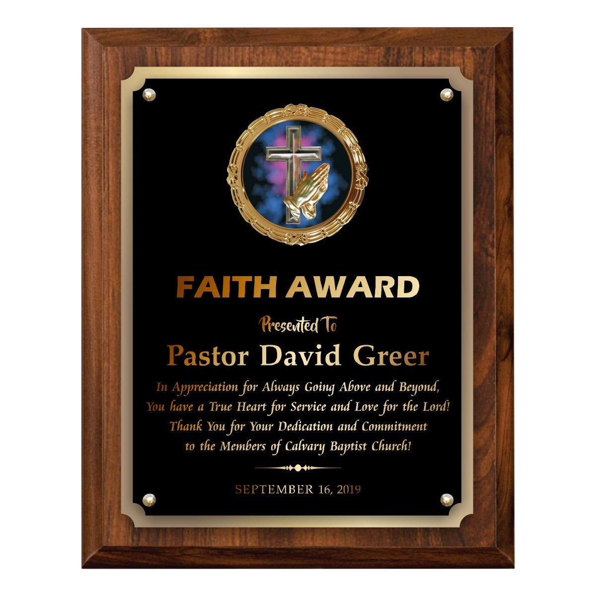 Pastor Wife Appreciation Card Outline Of Praying Hands On Green Clergy  Appreciation Day Card 08331.1656429653 Pastor Appreciation Cards, image size:1200x1200