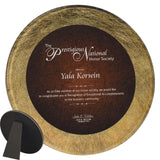 Premier - Artistically Inspired Round Acrylic Plaques | 2 SIZES | 3 COLORS