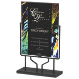 Premier - Artistically Inspired Plaques in Black Iron Stand | 4 COLORS
