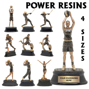 Power Series Sport Resin Awards | 10 STYLES | 4 SIZES