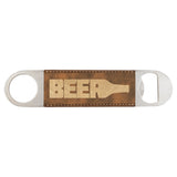 Leatherette Stainless Speed Bar Bottle Openers