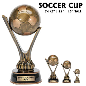 Super Soccer Series Sport Ball Cup Resin Award | 3 SIZES