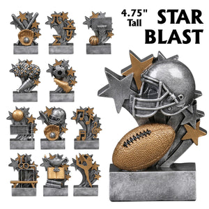 Star Blast Series Sport Activity Resin Awards | 12 STYLES